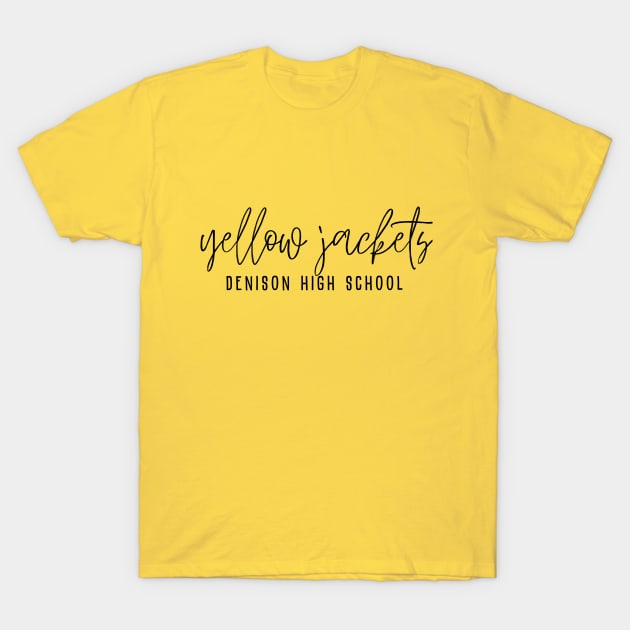 Denison High School Yellow Jackets T-Shirt by Team Spirit